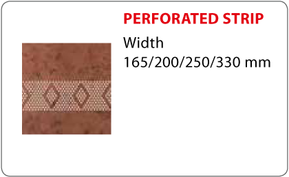 Perforated strip Vestis
