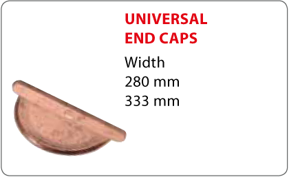 Universal end caps Vestis